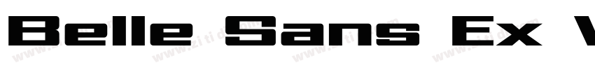 Belle Sans Ex Wide M字体转换 Belle Sans Ex Wide M字体转换